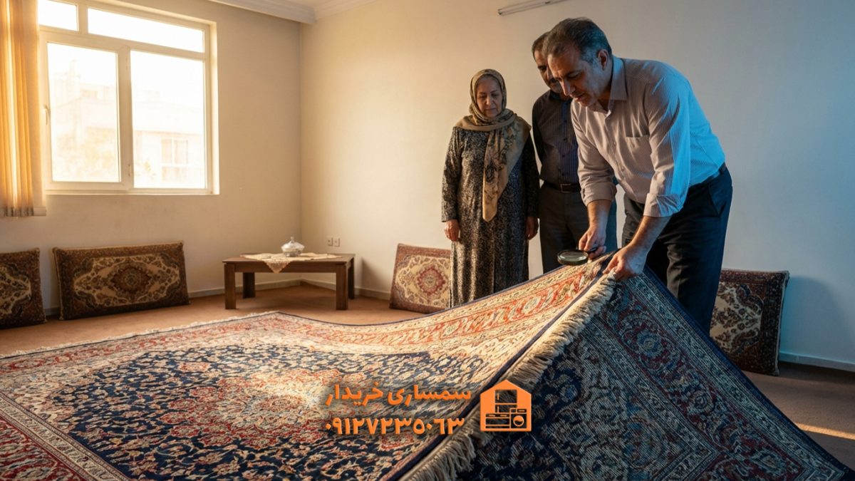 خریدار فرش در محل تهران- سمساری خریدار