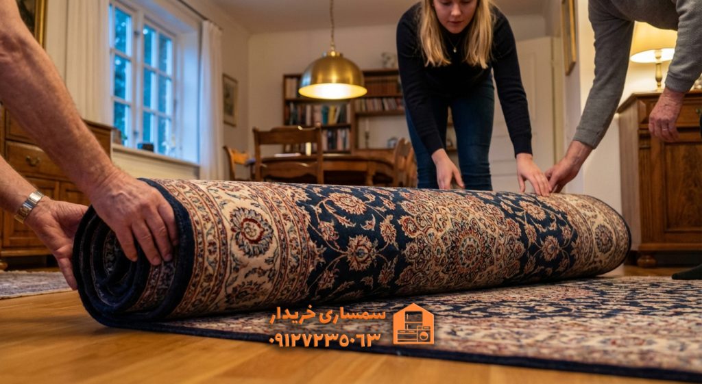 خریدار فرش در محل تهران-سمساری خریدار