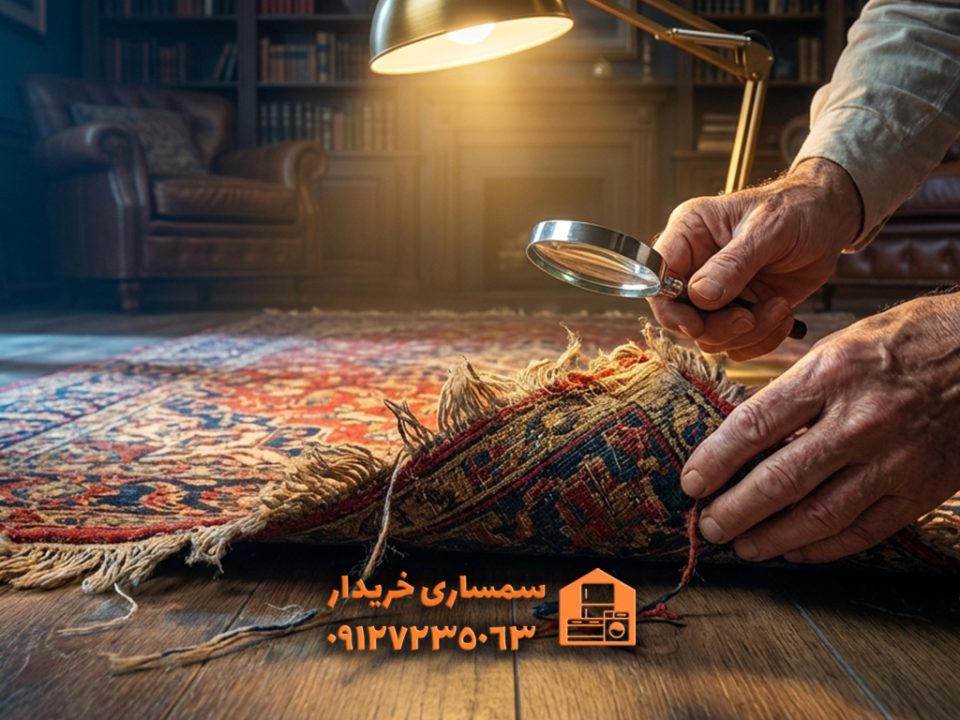 ارزش فرش دستباف قدیمی- سمساری خریدار